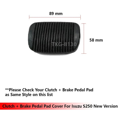 Clutch Brake Pedal Pad Cover for Isuzu S250 (2021-2023)
