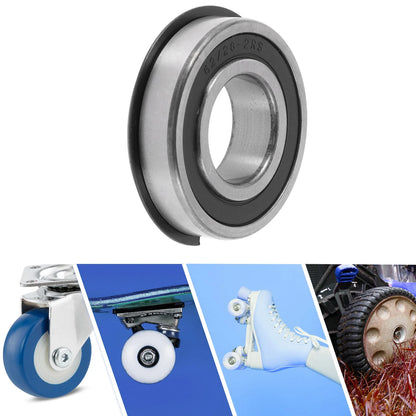 Deep Groove Ball Bearings 28x58x16mm Silver Tone Black for Make Model