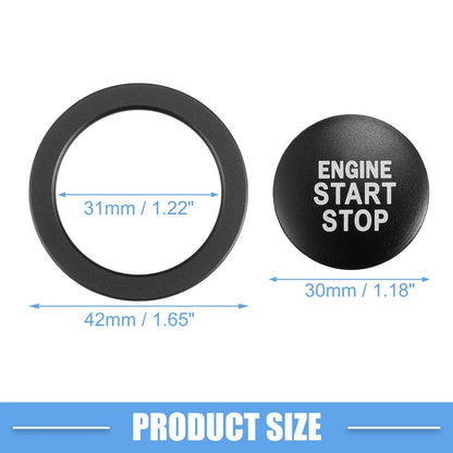 Ignition Button Cover Decal for Toyota Camry, Prius, RAV4, Corolla (2007-2023)