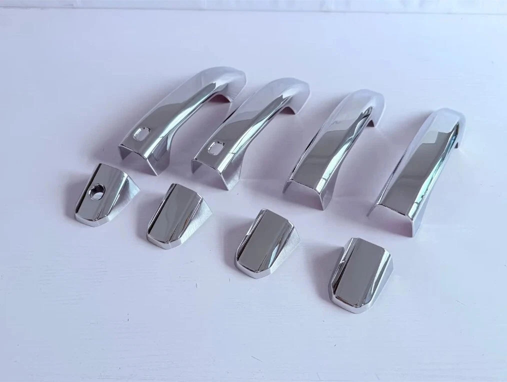Chrome Side Door Handle Frame Cover Trim 8 x for 2023-2025 Chevrolet Colorado