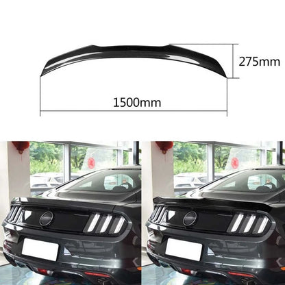 Real Carbon Fiber Rear Trunk Spoiler Wing Cover Trim For Ford Mustang 2015-2022