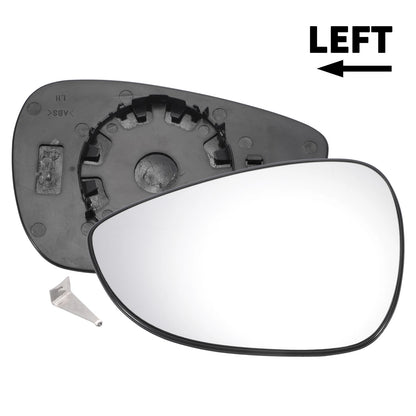 Left Side White Mirror Glass w/ Back Convex for Ford B Max (2012-2018)