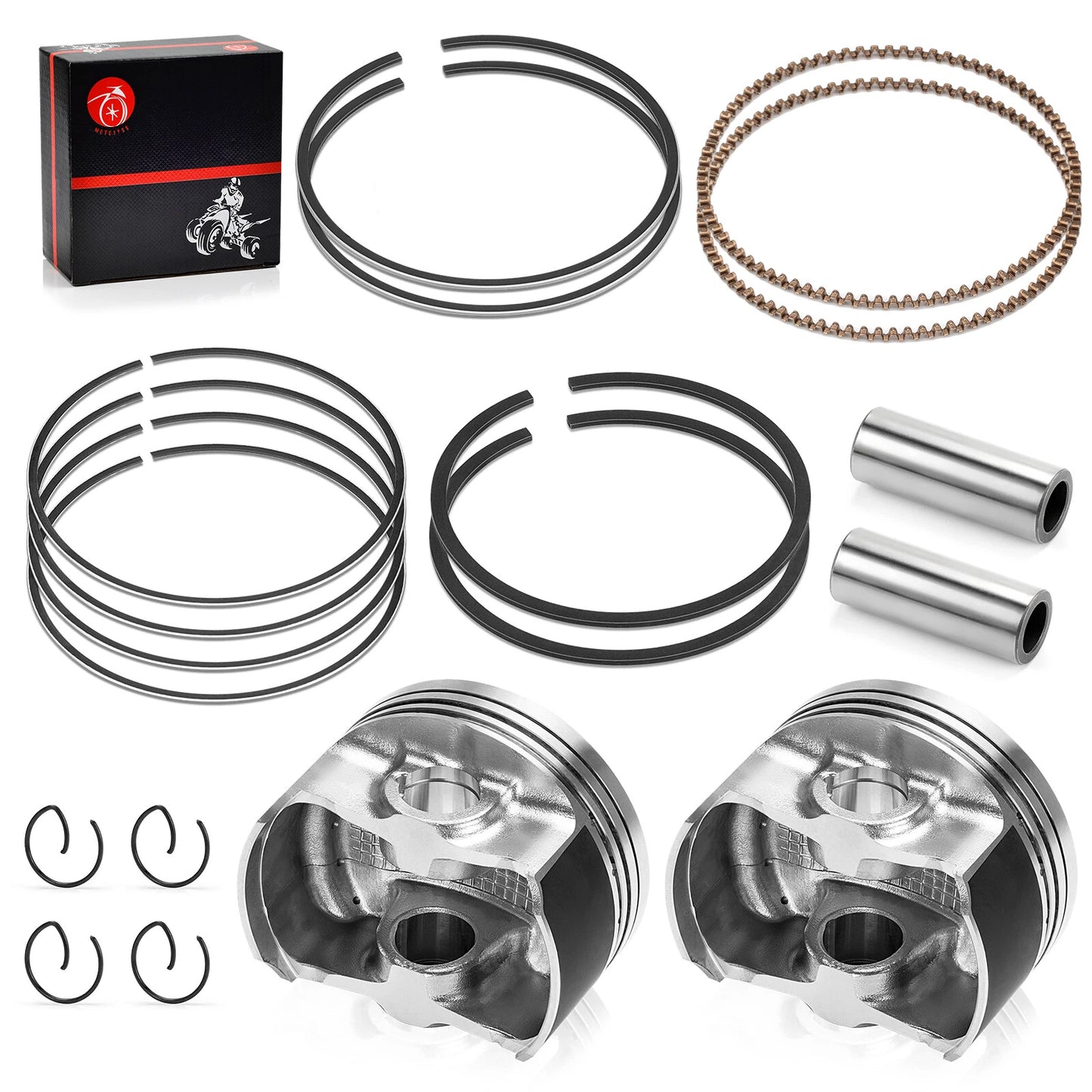 STD 80mm Piston & Rings for Polaris RZR (2008–2010)