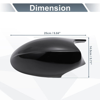 Rearview Mirror Cover Cap Gloss Black for BMW E87 E81 E82 E88 E90 E91 E92 (2006-2013)
