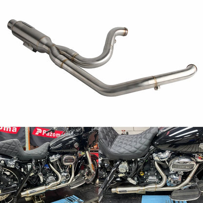 Full 2-into-1 Exhaust System for Harley Touring '17-Up (2017-2023)
