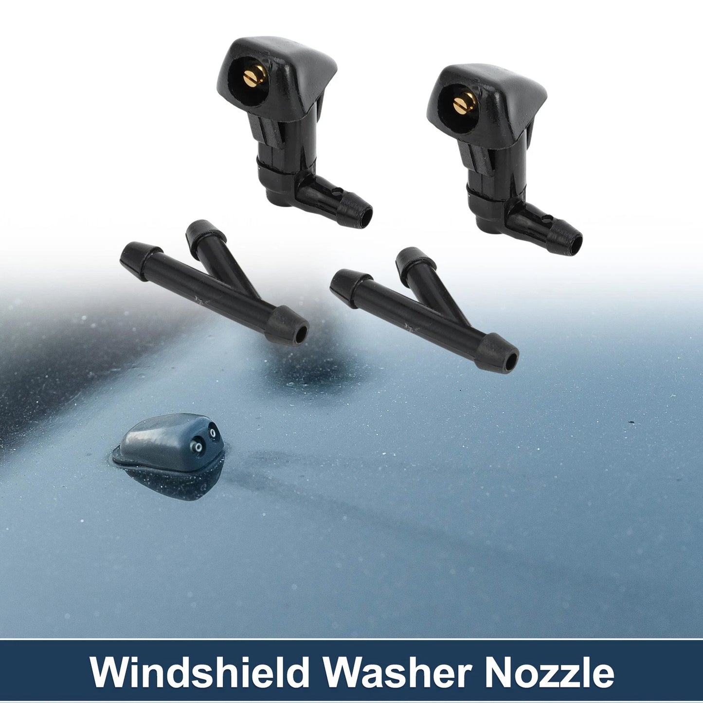 Windshield Washer Nozzle & Hose Connector for Honda Civic (2016-2023)