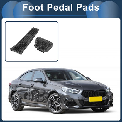 Automatic Foot Accelerator Pedal Covers  for BMW 3 Black Carbon Fiber