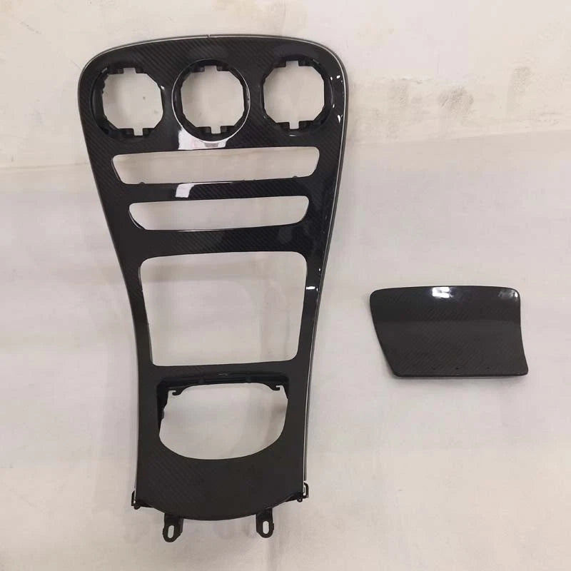 Real Gloss Carbon Fiber Replace Console Panel for Benz W205 Sedan 19-20/ X253 20
