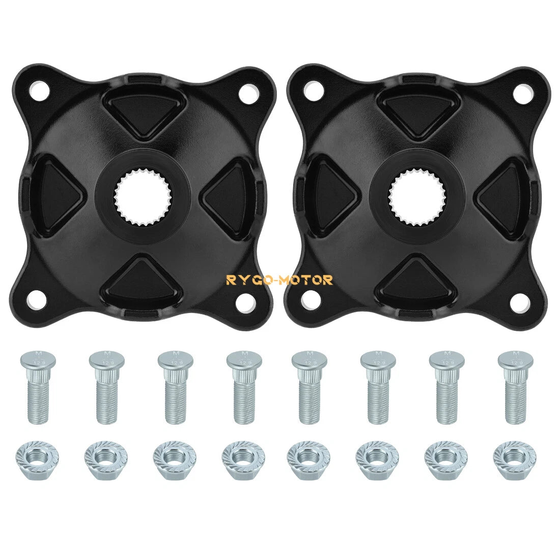 2 x Rear Wheel Hub & Bolts Nuts for Polaris Sportsman (1996–2002)