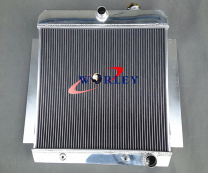 3 Row Aluminum Radiator + 16" Fan for 1955-1959 Chevy Pickup Truck