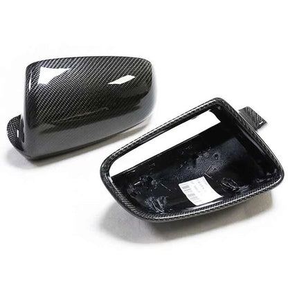 REAL Carbon Fiber Side Mirror Replacement Cover Caps  for Audi A4 B7 2005-2008