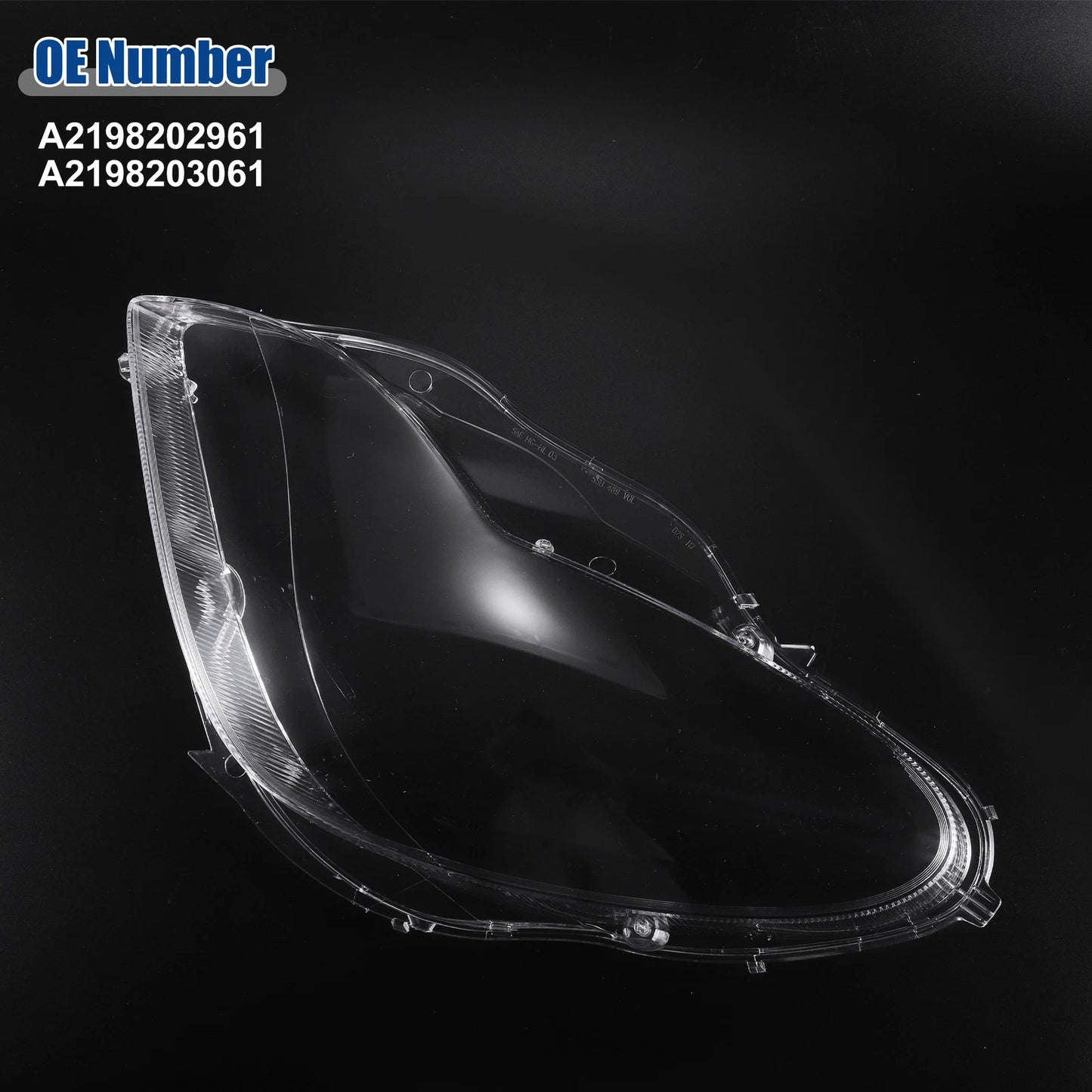 Clear Lens Covers for Mercedes W219 CLS Class (2006-2010) - 1 Pair