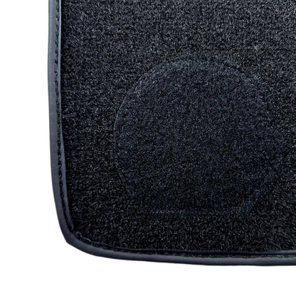 Black Sheepskin Floor Mats for BMW 7 Series F02 (2009-2015) - AutoWin