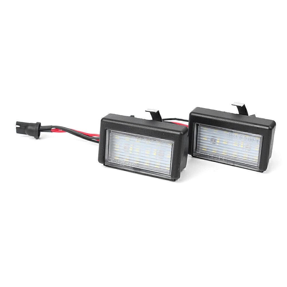 2 x White Error Free LED License Plate Lights for Benz ML W164 (2006-2011)