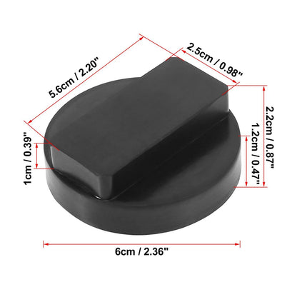 Rubber Car Jack Pad Support Adapter for BMW (0.87"x2.36")