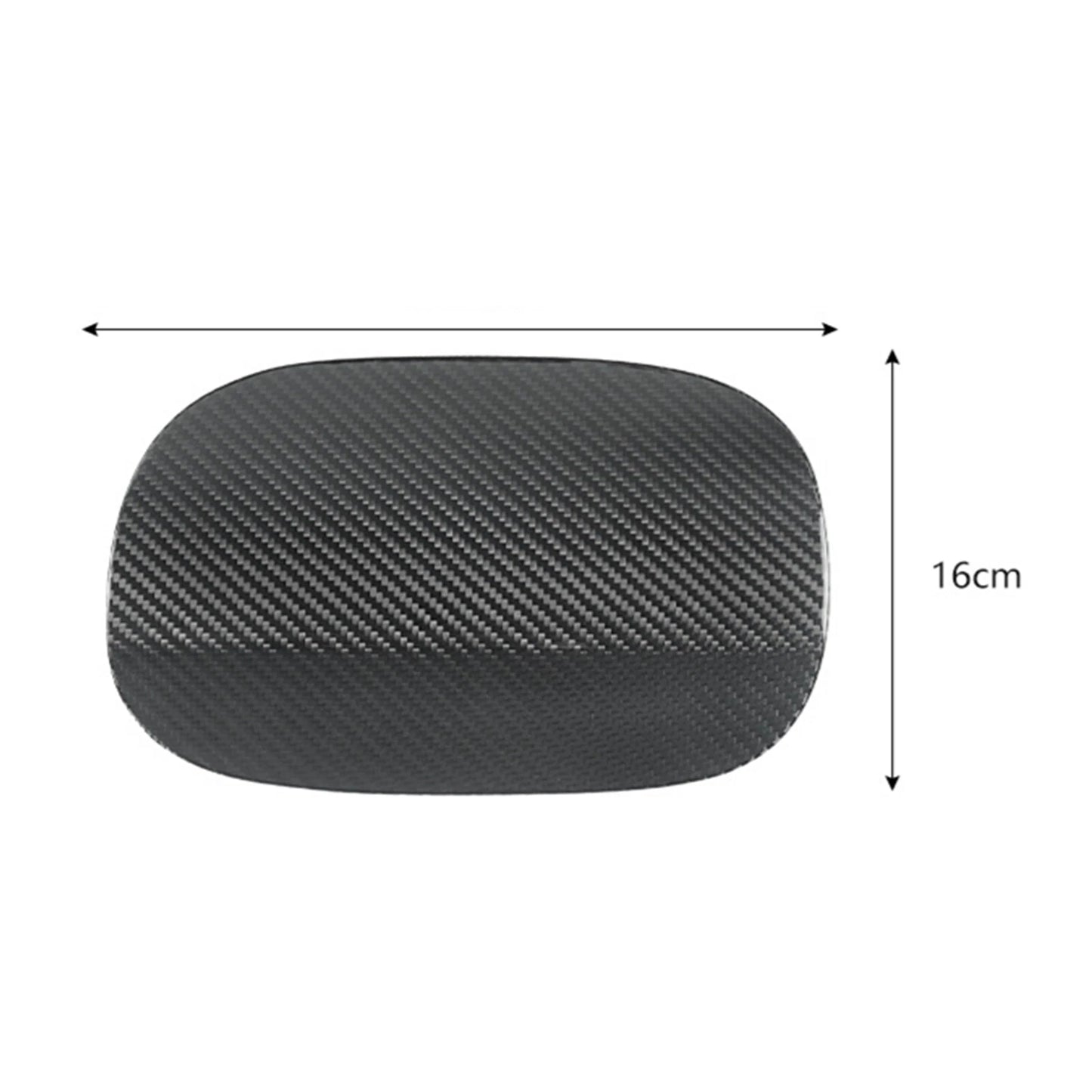 Dry Carbon Fiber Fuel Tank Cover for Kia Stinger (2018-2023)