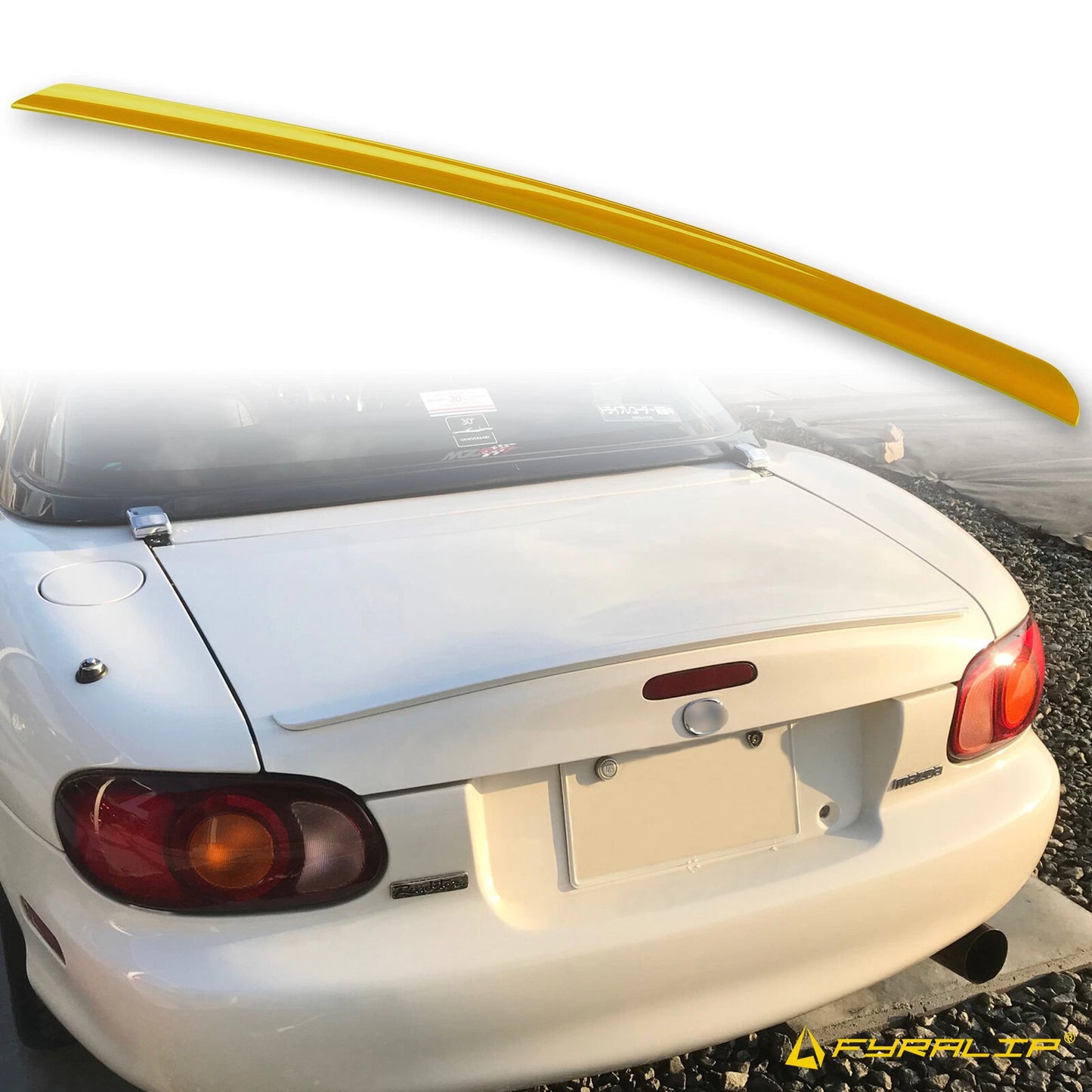 18K Orange Boot Lip Spoiler for Mazda MX-5 Miata (1999-2005)