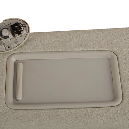 Beige Left Sun Visor with Makeup Mirror for Toyota Corolla (2009-2013)