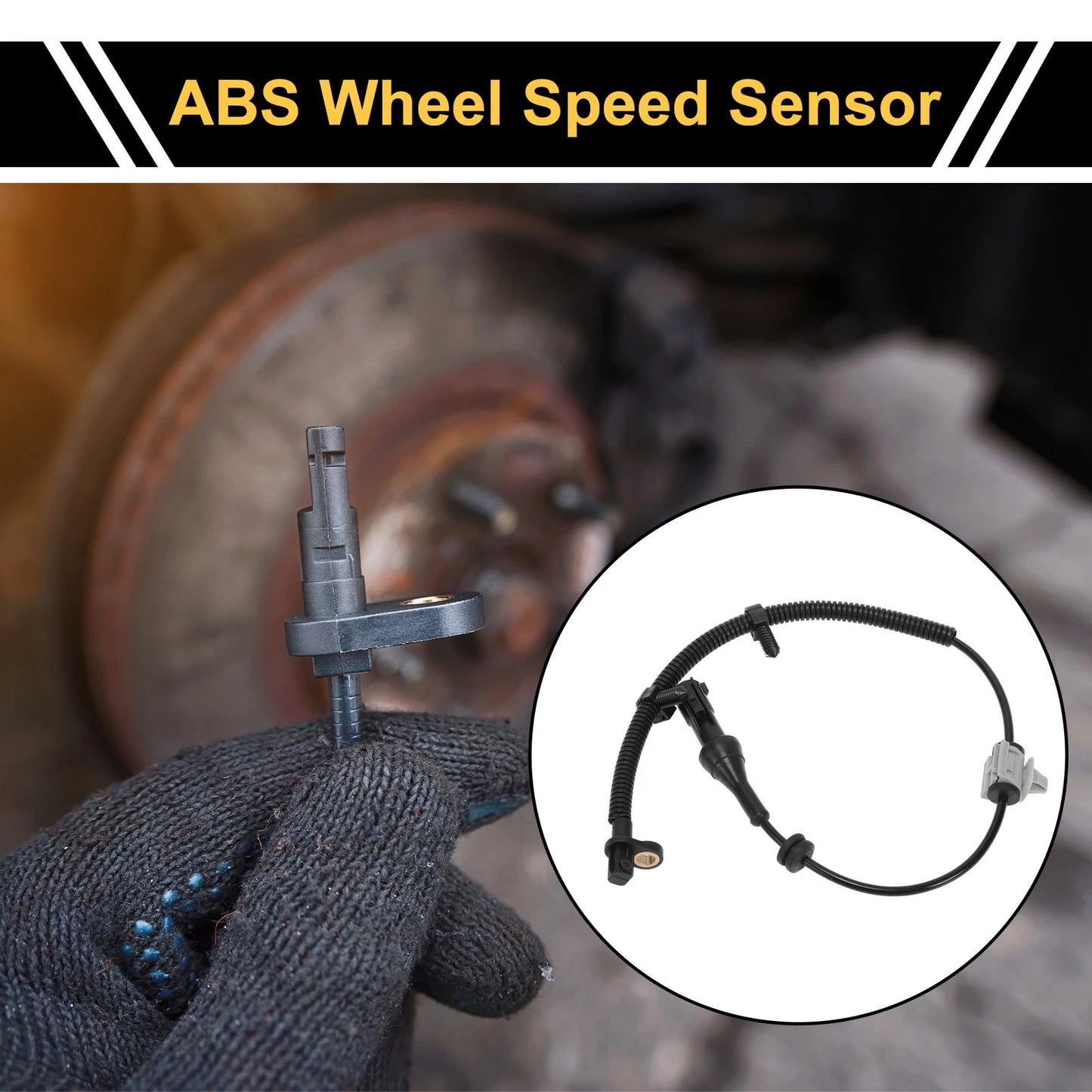 ABS Wheel Speed Sensor Set for Ford (2011-2014) - 1 x Rear Left Sensor