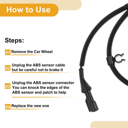 ABS Wheel Speed Sensor for Ford E-250 (2006-2007) Rear Right