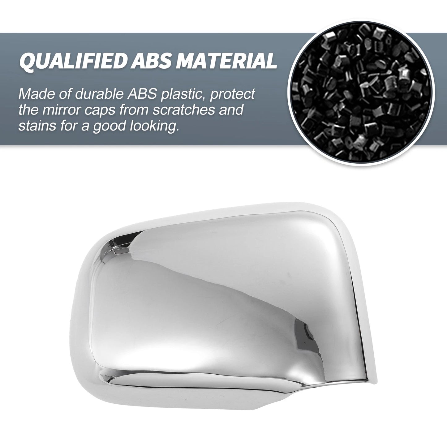 Rearview Mirror Cover Overlay Chrome for Honda CR-V 1992-2001