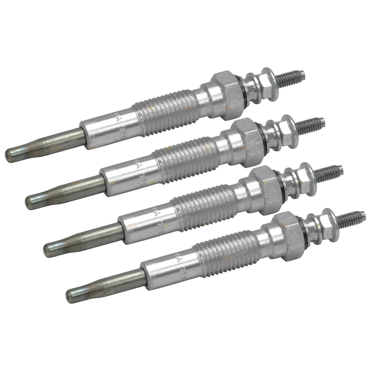 Glow Plugs 4 x for Mazda Bravo UF B2500 2.5L WL-T (1996-1999)