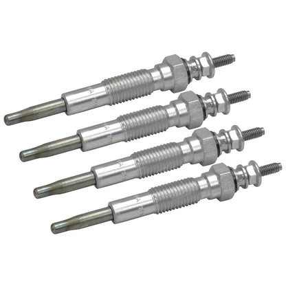 Glow Plugs 4 x for Mazda Bravo UF B2500 2.5L WL-T (1996-1999)