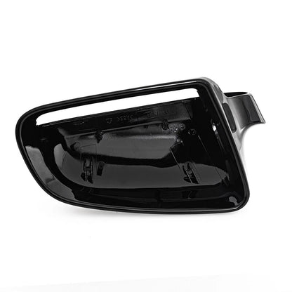 Gloss Black Rearview Side Mirror Caps Covers 2 x for Audi A3 S3 A4 S4 (2005-2008)