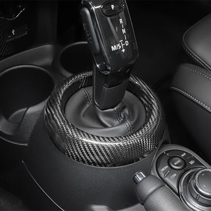 Carbon Fiber Gear Shift Box Ring Trim Cover for MINI Cooper F54-F60 (2014-2023)