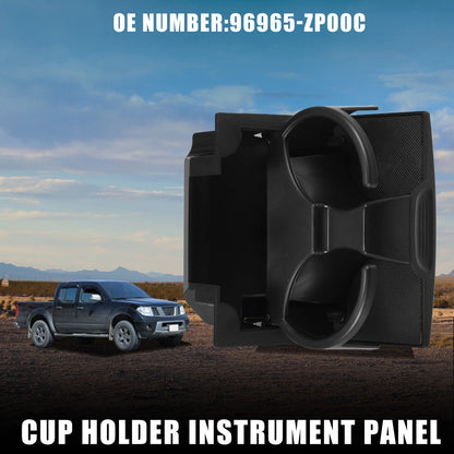 Cup Holder for Nissan Frontier (2005-2023) Black Drink Holder