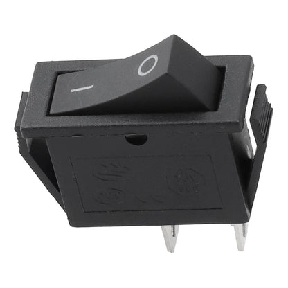 Black KCD3 Rocker Switch SPST 2 Pin On/Off for Boat Control Panel