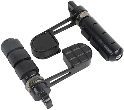 Foot Pegs w/Heel Rest for Harley Sportster XL 883 1200 Iron Softail (2004-2023)