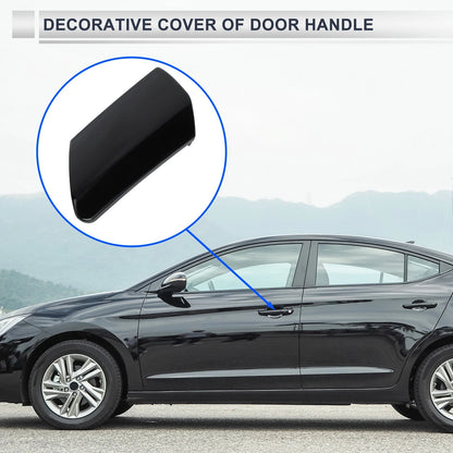 Front Left Door Knob Cover for BMW 7-Series G11 G12 Black (2017-2022)