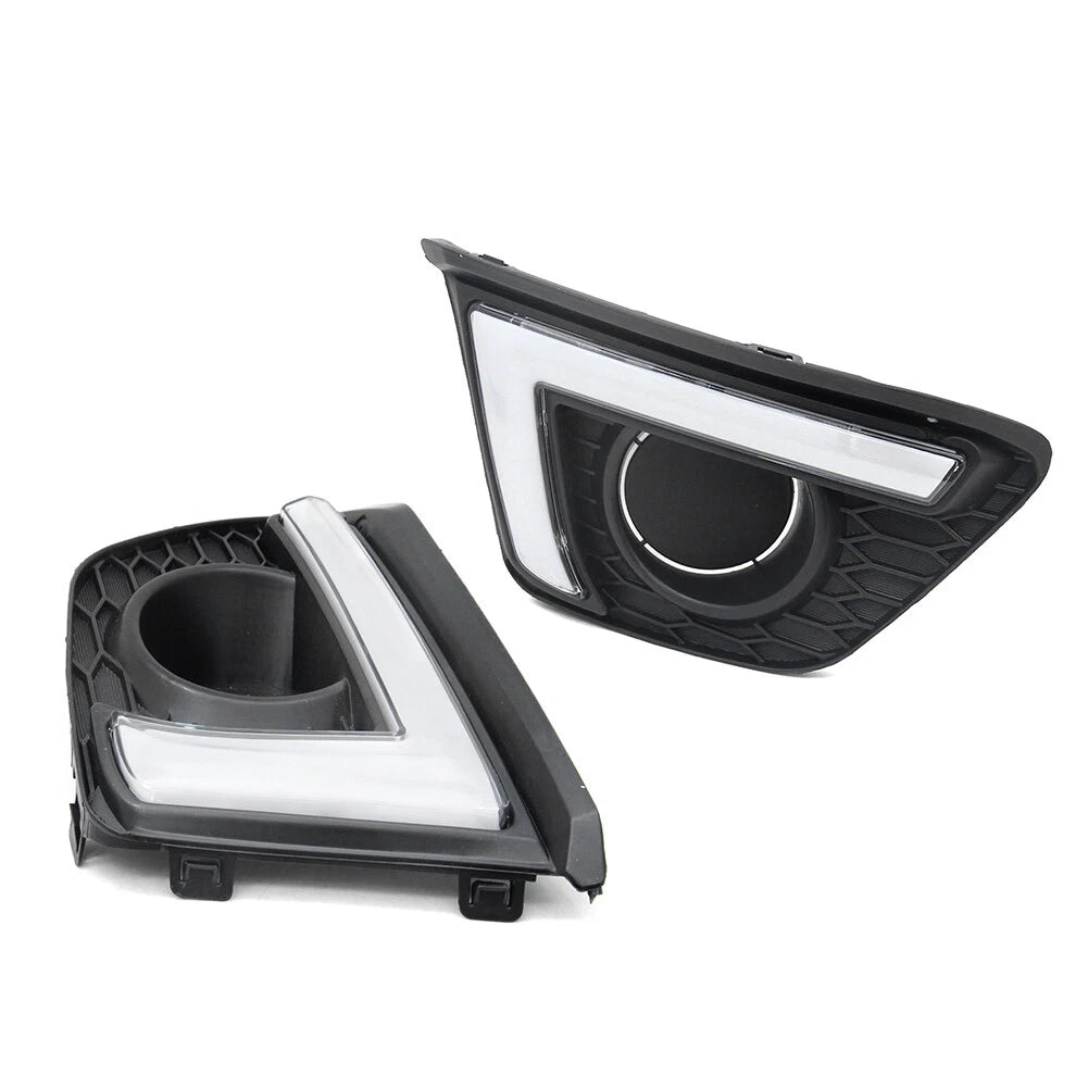 2 x LED DRL Daytime Running Lights for Honda Jazz (2014-2017)