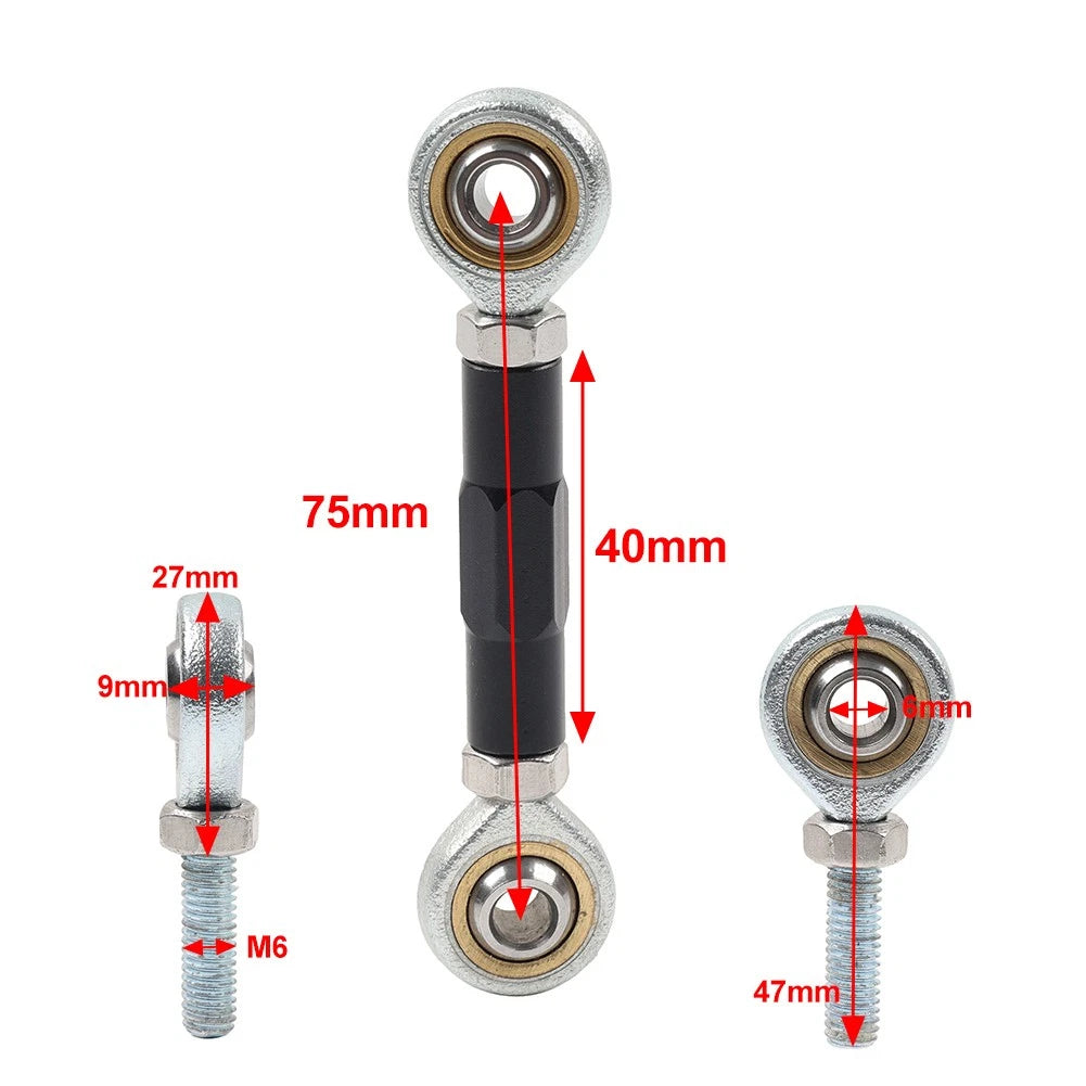 CNC Gear Shift Linkage Rod 40mm for Harley Softail Touring & BMW