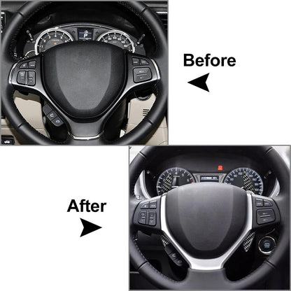 Steering Wheel Shift Paddle Extensions for Suzuki Vitara Swift Sport SX4 S-Cross (2014-2023)