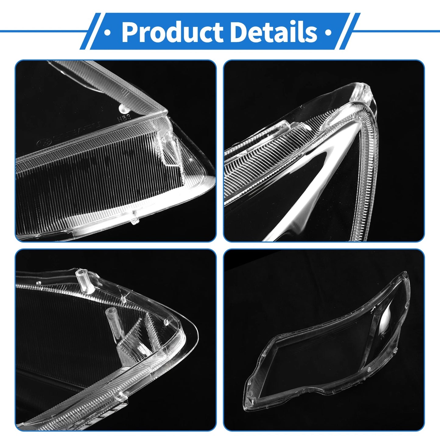 1 x Front Right Headlight Lens Cover for Subaru Forester (2009-2012) Clear