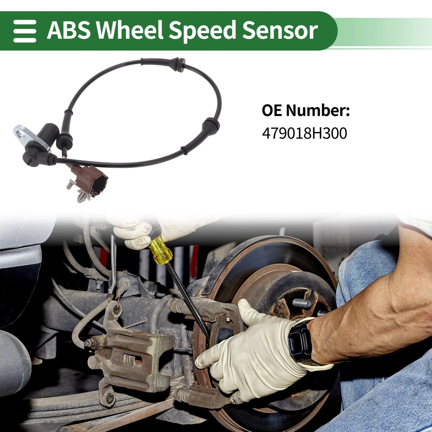 ABS Wheel Speed Sensor for Nissan X-Trail T30 (2001-2007) Rear Left
