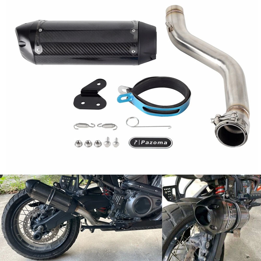 Exhaust Muffler Link Pipe Set for Harley Pan America 1250 Special (2021-2023)
