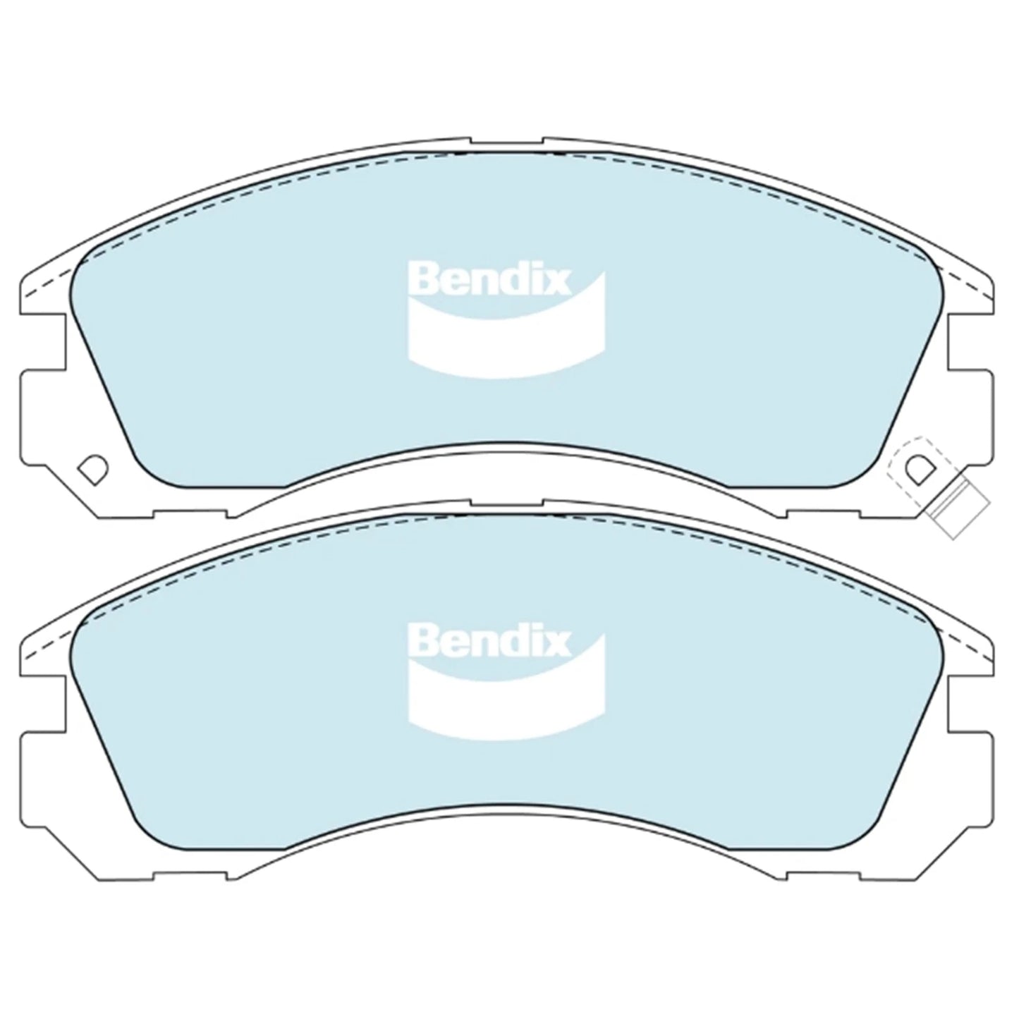 Front Brake Pad Set for Mitsubishi Magna (1994-2005)