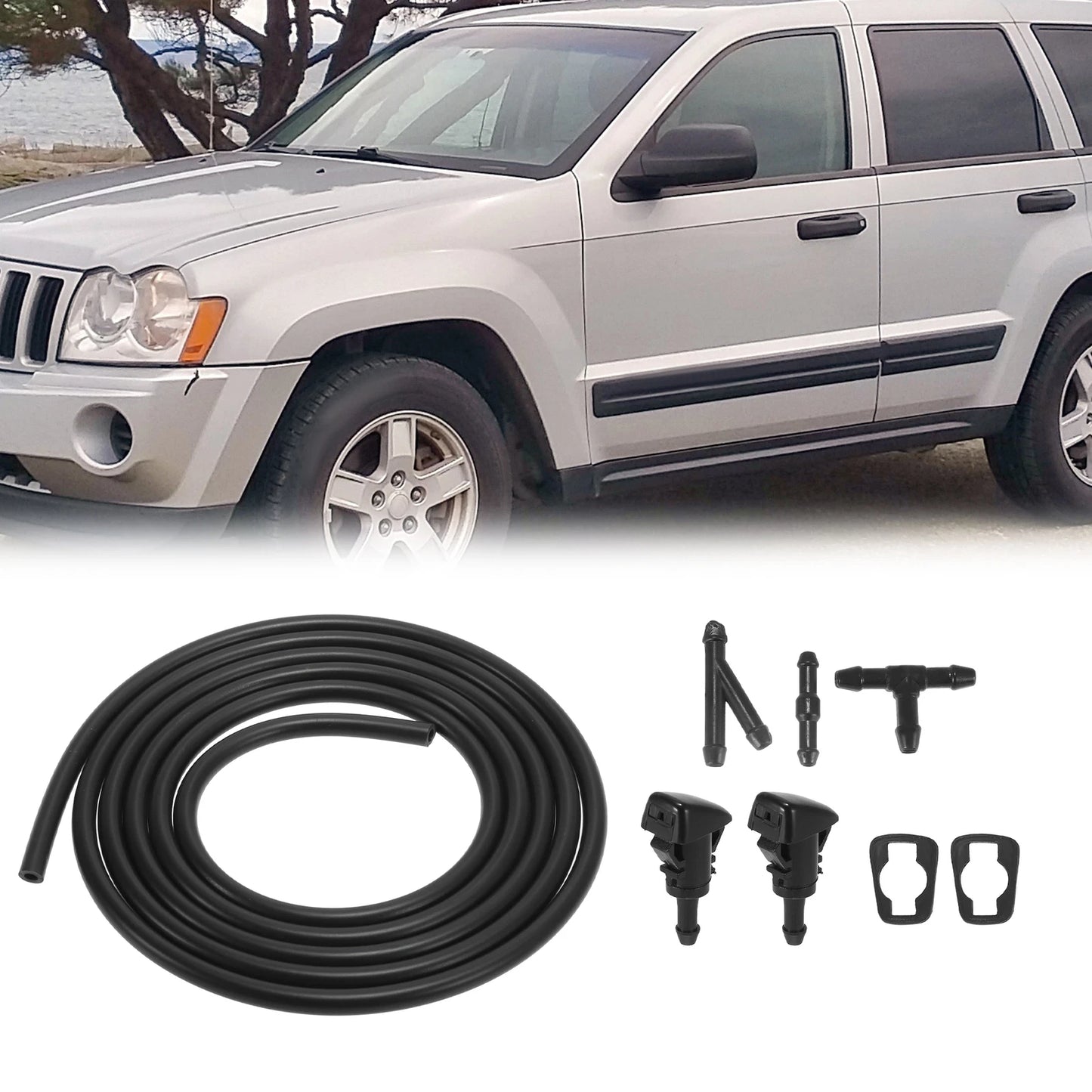Windshield Washer Nozzles Kit for Jeep Grand Cherokee (2005-2010)