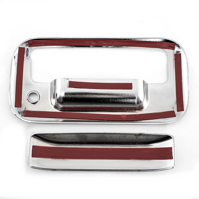 Door Handle Tailgate Covers for 2004-2014 Ford F-150 - 4 x Chrome with Key Pad