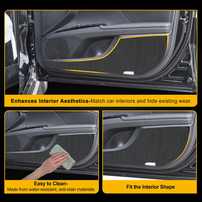 Car Door Anti Kick Pad Sticker Scratch Protector for Toyota Camry (2018-2025)