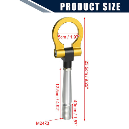 Gold Tone Tow Hook Screw Ring for Nissan GTR (2009-2023)