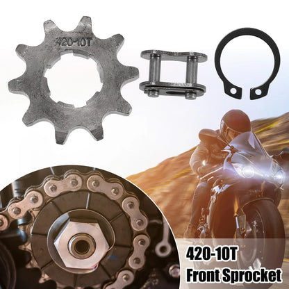 Sprocket/420 10T 20mm/Motorcycle Front Engine Sprocket for Dirt Bike Mini Bike