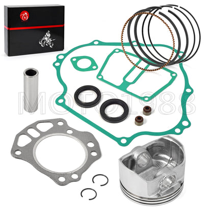 Gasket Kit with Piston Ring & Seal for EZGO FJ400D Golf Cart Engine (1999–2004)