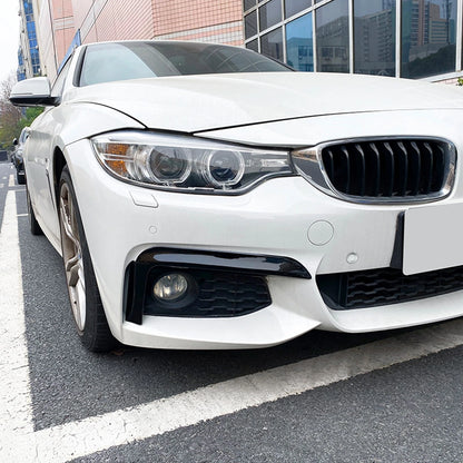 2 x Front Bumper Air Vent Trim for BMW F32 F33 F36 M Sport (2014-2020) Gloss Black