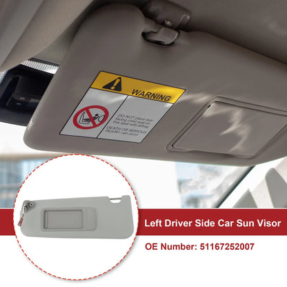Left Car Sun Visor with Mirror for BMW 3 Series E90 E91 (2005-2013)