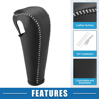 Gear Shift Lever Cover Black Gray for Chevrolet Trax (2015-2021)