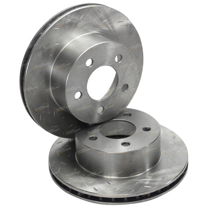 Front Rotors - Drilled/Slotted for Jeep Grand Cherokee ZG (1993-1998)